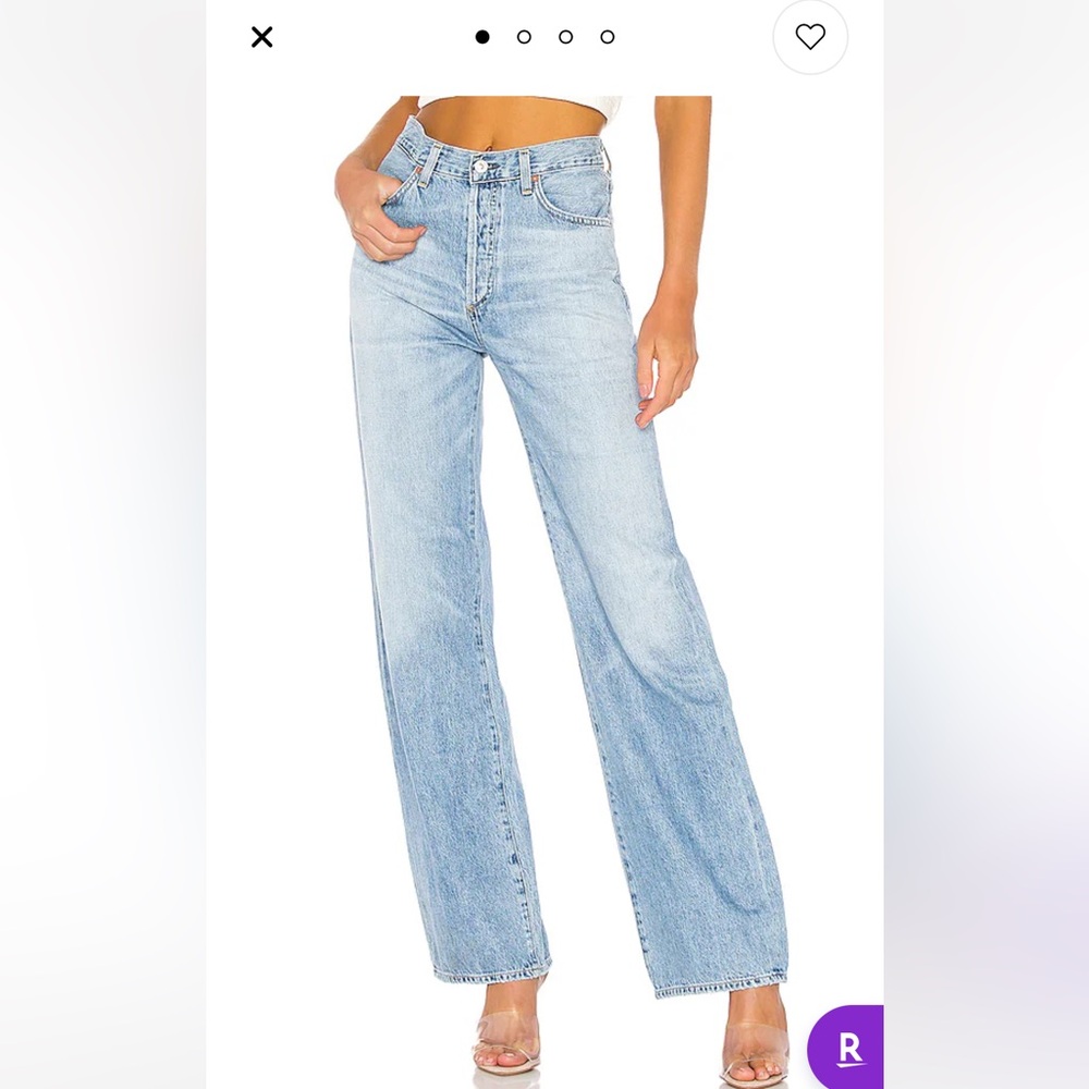 BNWT CITIZENS OF HUMANITY ANNINA WIDE LEG JEANS